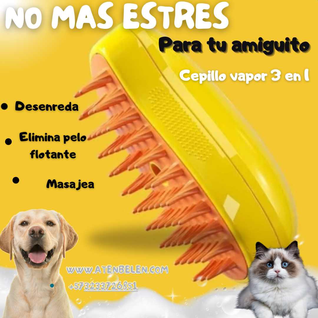 Cepillo de Vapor DOG AND CAT